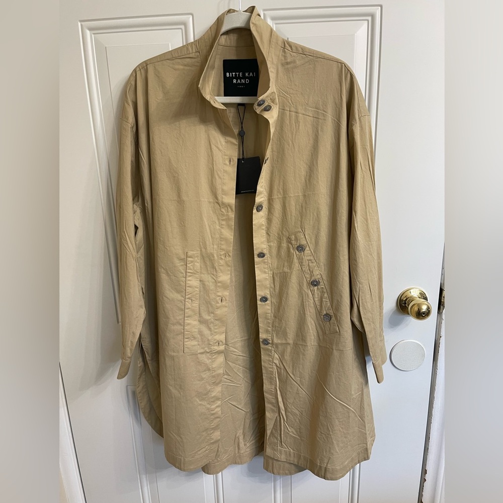 Danish Designer - Bitte Kai Rand Tunic w/ Collared Neckline & Relaxed Silhouette